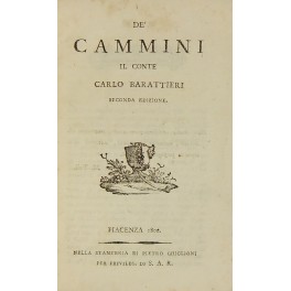 De' cammini. Il conte Carlo Barattieri