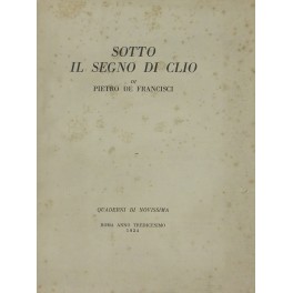 Sotto il segno di Clio