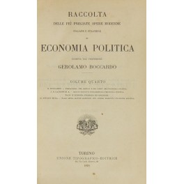Prefazione Del metodo e dei limiti dell'economia politica (Boccardo). Prefazione Del metodo e dei limiti dell'economia politica (Boccardo).