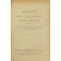 Scritti della Facoltà Giuridica di Roma in onore di Antonio Salandra