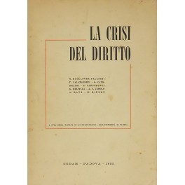 La crisi del diritto. 