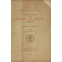 Statuti delle Società del popolo di Bologna. Vol.