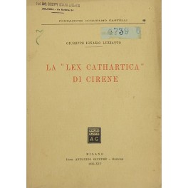 La Lex Cathartica di Cirene