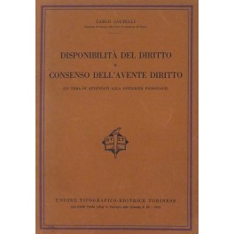 Disponibilità del diritto e consenso dell'avente diritto