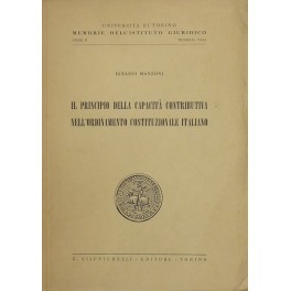 Il principio della capacità contributiva 