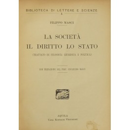 La Società il Diritto lo Stato.