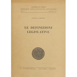 Le definizioni legislative