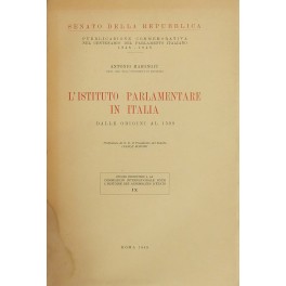 L'istituto parlamentare in Italia dalle origini al 1500 L'istituto parlamentare in Italia dalle origini al 1500