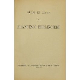 Studi in onore di Francesco Berlingieri