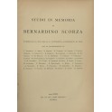 Studii in memoria di Bernardino Scorza pubblicati a cura della R. Università B. Mussolini di Bari