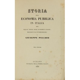 Storia della economia pubblica in Italia