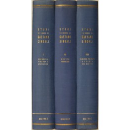 Studi in onore di Gaetano Zingali. Studi in onore di Gaetano Zingali.