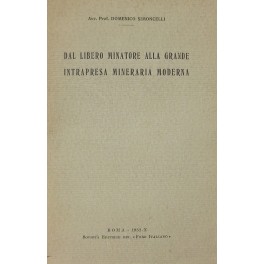 Dal libero minatore alla grande intrapresa mineraria moderna Dal libero minatore alla grande intrapresa mineraria moderna