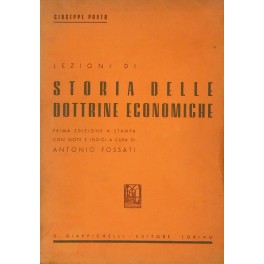 Lezioni di storia delle dottrine economiche