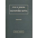 Studi in memoria di Salvatore Satta
