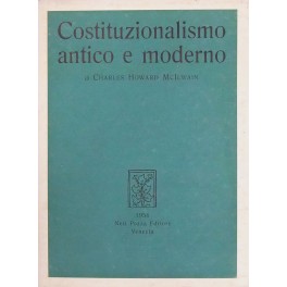 Costituzionalismo antico e moderno