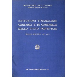 Istituzioni finanziarie contabili e di controllo dello Stato Pontificio