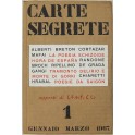 Carte Segrete. Rivista trimestrale di lettere ed a