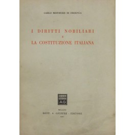 I diritti nobiliari e la Costituzione italiana