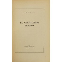 Le Costituzioni europee