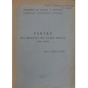 Parere sul progetto del Codice Penale (Libro Primo