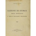 Lezioni di storia delle istituzioni e delle dottri