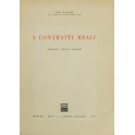 I contratti reali. Appunti delle lezioni