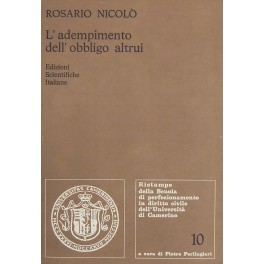 L'adempimento dell'obbligo altrui