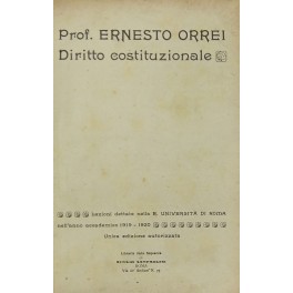 Corso di diritto costituzionale