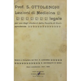 Lezioni di medicina legale per uso degli studenti