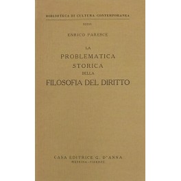 La problematica storica della filosofia del diritto