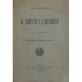 Il diritto e l'autorità