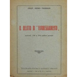Il delitto di favoreggiamento