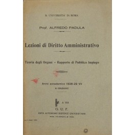 Lezioni di diritto amministrativo