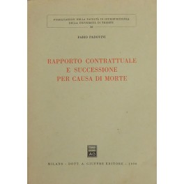Rapporto contrattuale e successione per causa di morte