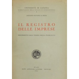 Il registro delle imprese
