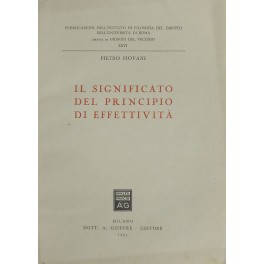 Il significato del principio di effettività