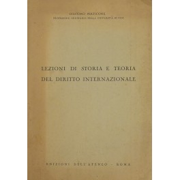 Lezioni di storia e teoria del diritto internazionale