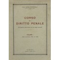 Corso di diritto penale. 