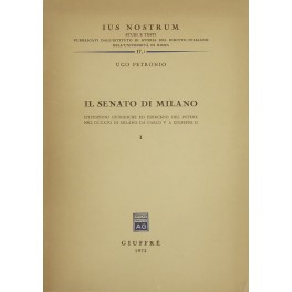Il Senato di Milano. Il Senato di Milano.