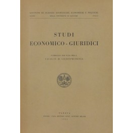 Studi economico-giuridici Studi economico-giuridici