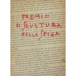 Premio scultura della Spiga. 