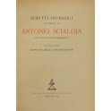 Scritti giuridici in onore di Antonio Scialoja per il suo XLV anno d'insegnamento. 