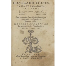 Contradictiones dubia et paradoxa in libros Hippocratis Contradictiones dubia et paradoxa in libros Hippocratis