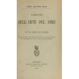 Lezioni sull'arte del dire e sui vari generi dello