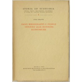 Saggi bibliografici e storici intorno alle dottrine economiche Saggi bibliografici e storici intorno alle dottrine economiche