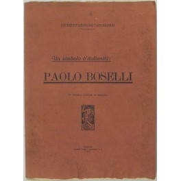 Un simbolo d'italianità Paolo Boselli