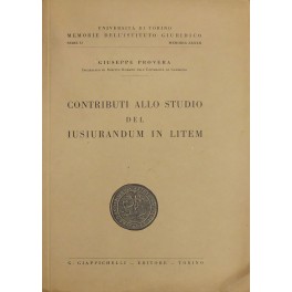 Contributi allo studio del iusiurandum in litem