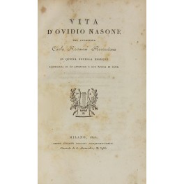 Vita d'Ovidio Nasone del cavaliere Carlo Rosmini Roveretano Vita d'Ovidio Nasone del cavaliere Carlo Rosmini Roveretano