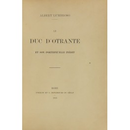 Le duc d'Otrante et son portefeuille inedit